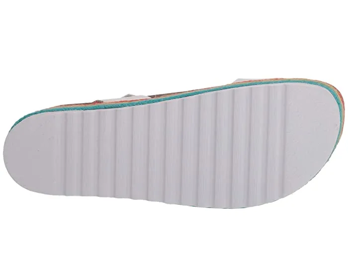 Dirty Chinese Espadrille Multi Laundry Palms Laundry White by Sandals Rich collection Open Wedge Quick dispatch