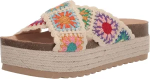 Dirty Laundry Women's Plays Espadrille Wedge Sandal, Natural, 8