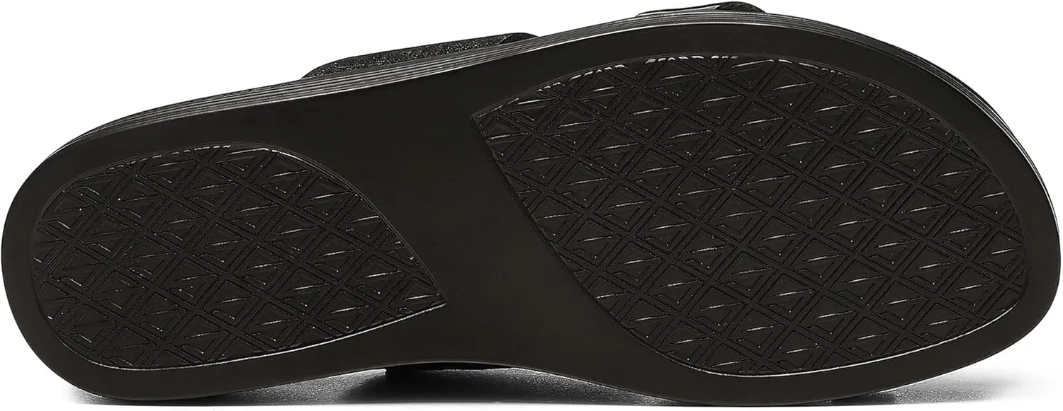 Donald Pliner Women's Farris Distressed Metallic Wedge Sandal