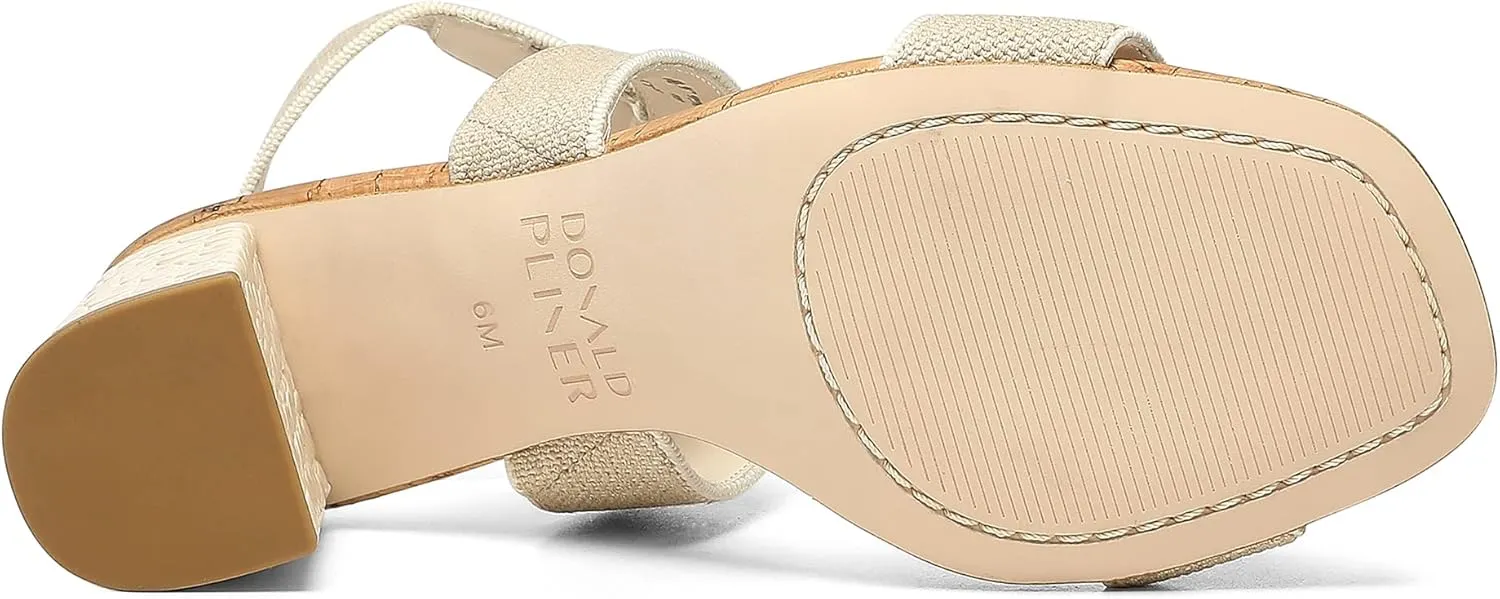 Donald Pliner Women's Parly Jute Elastic Heeled Sandal