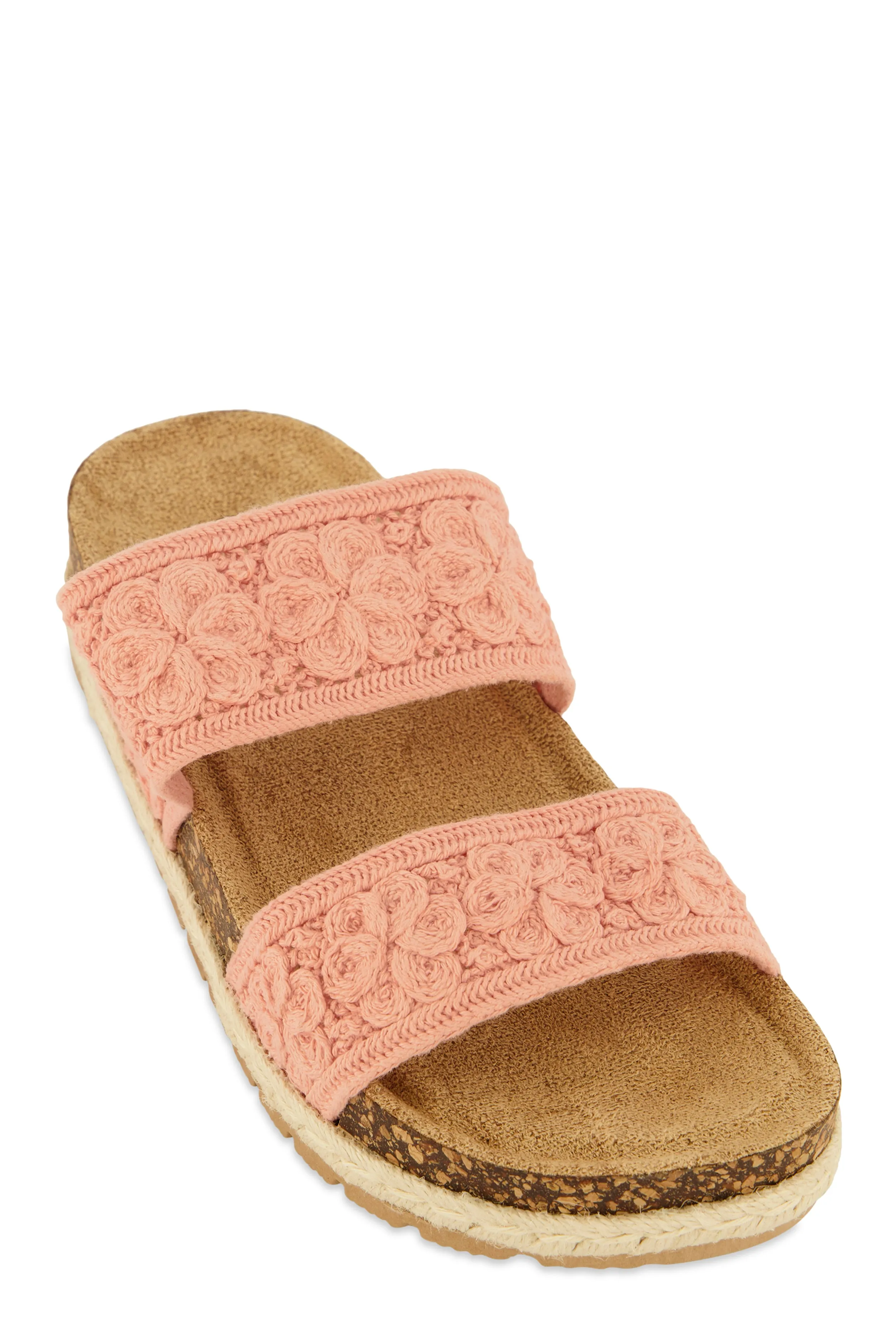 Double Crochet Band Slide Sandals