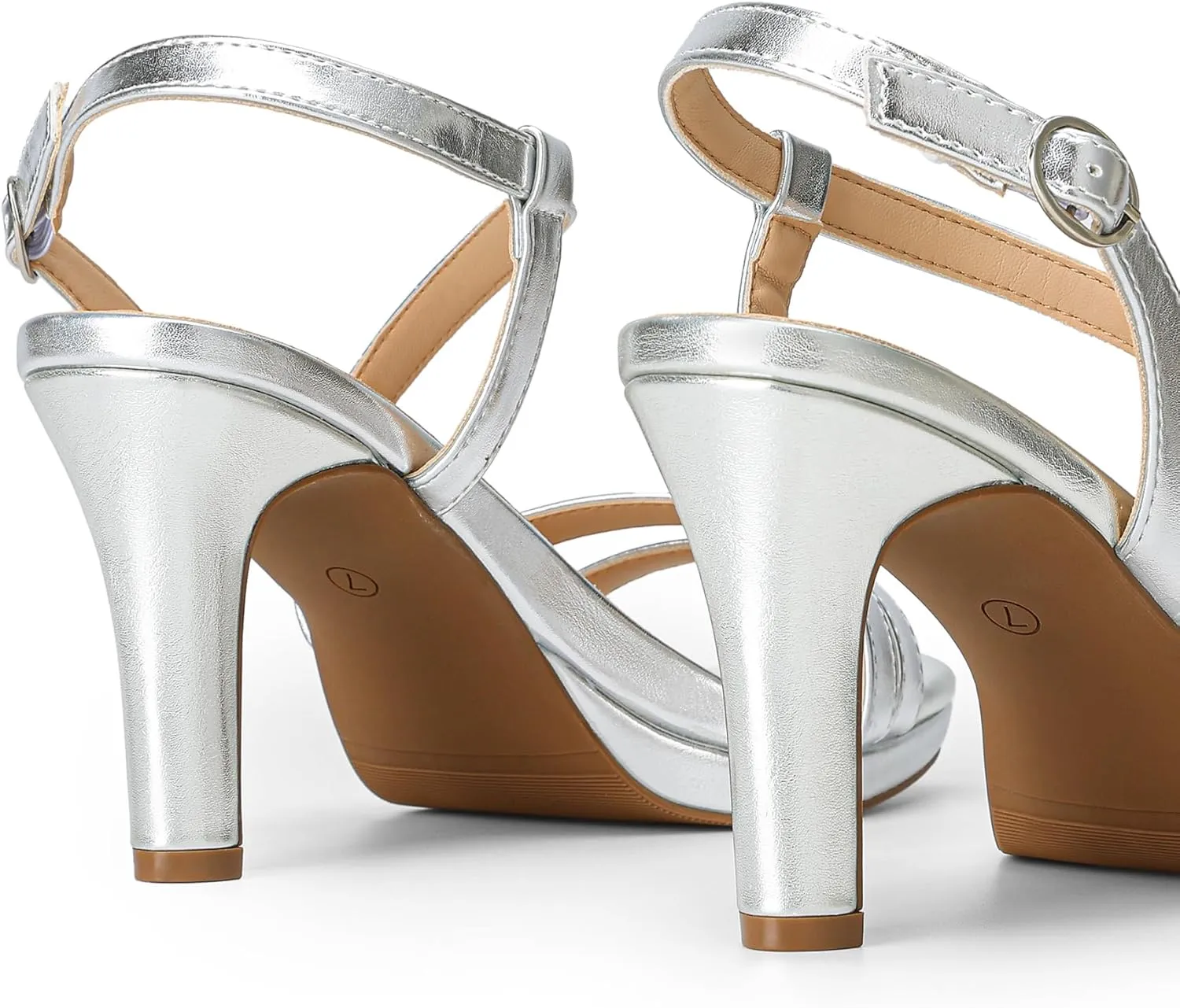 DREAM PAIRS Women's Platform Strappy Heels High Heeled Sandals Open Toe Comfortable Dressy Shoes with Adjustable Ankle Strap