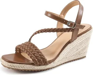 Dressy Wedge Sandals for Women: Comfortable Espadrille Summer Wedding Platform Wedge