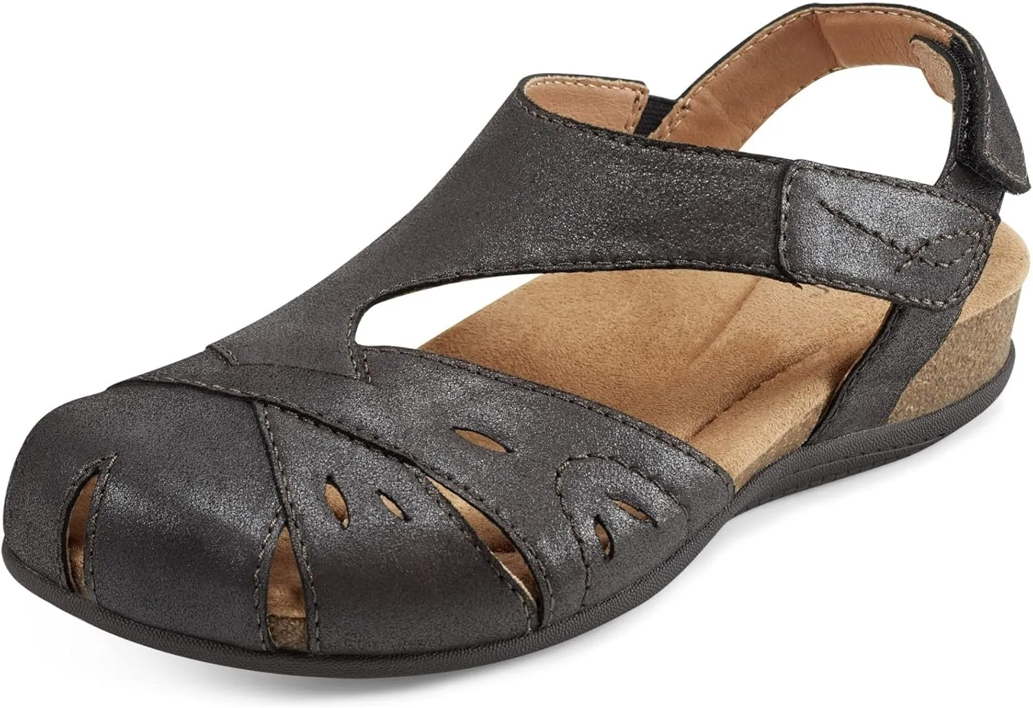 Earth Women’s Birdine Sandal, Dark Brown, 8.5 W US