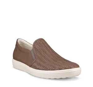 ECCO Women's Soft 7 Slip On - Taupe