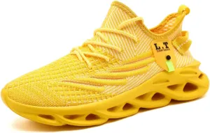 EGMPDA Men Shoes Running Slip On Tennis Walking Shoes Lightweight Breathable Sneakers for Gym Work Casual Soft Sole Trainers Non Slip Athletic Footwear Light_Green Size US 6.5