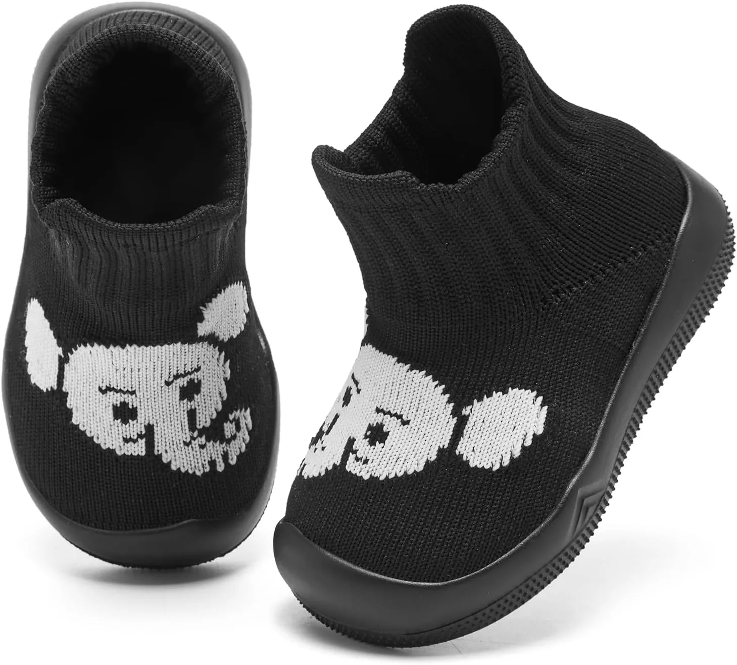 Engtoy Baby Sock Shoes Baby Walking Shoes Infant Non-Slip Breathable Slippers with Soft Rubber Sole Baby Boys Girls Slip On Sneakers