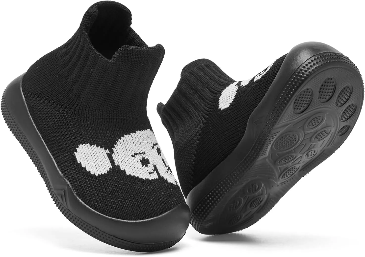 Engtoy Baby Sock Shoes Baby Walking Shoes Infant Non-Slip Breathable Slippers with Soft Rubber Sole Baby Boys Girls Slip On Sneakers