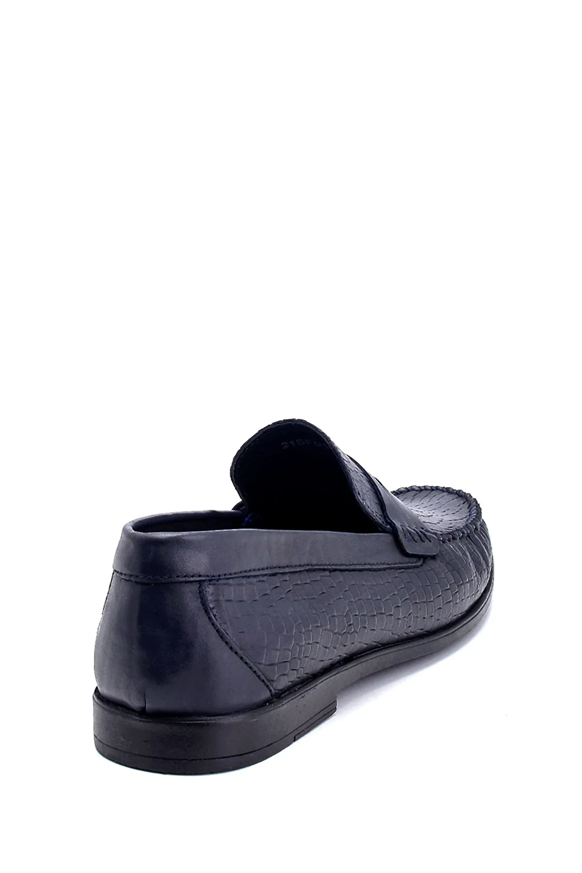Erkek Deri Baskılı Loafer