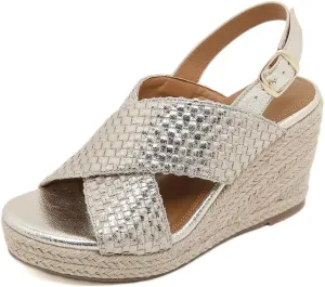 Espadrille Wedge Sandals for Women Open Toe Slingback Platform High Heels Summer Beach Dressy Sandal