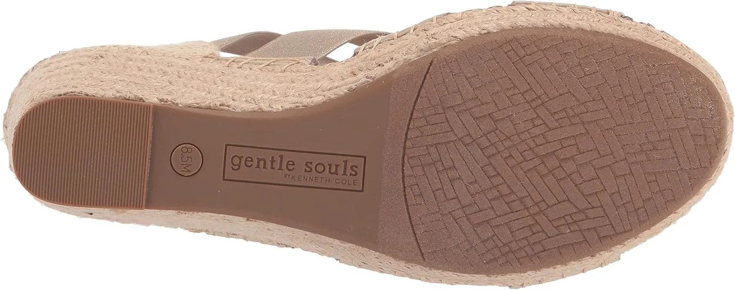 Gentle Souls by Kenneth Cole Women's Charli Four Elastic Heeled Sandal