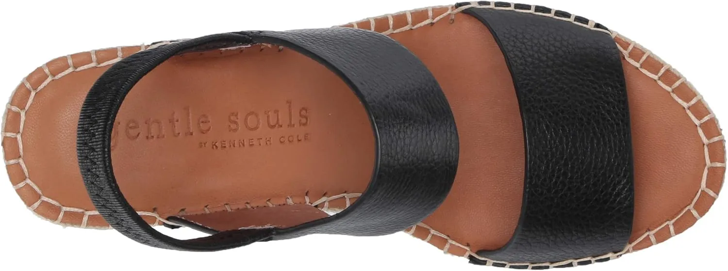 Gentle Souls by Kenneth Cole Women's Elyssa Two-Band Heeled Sandal