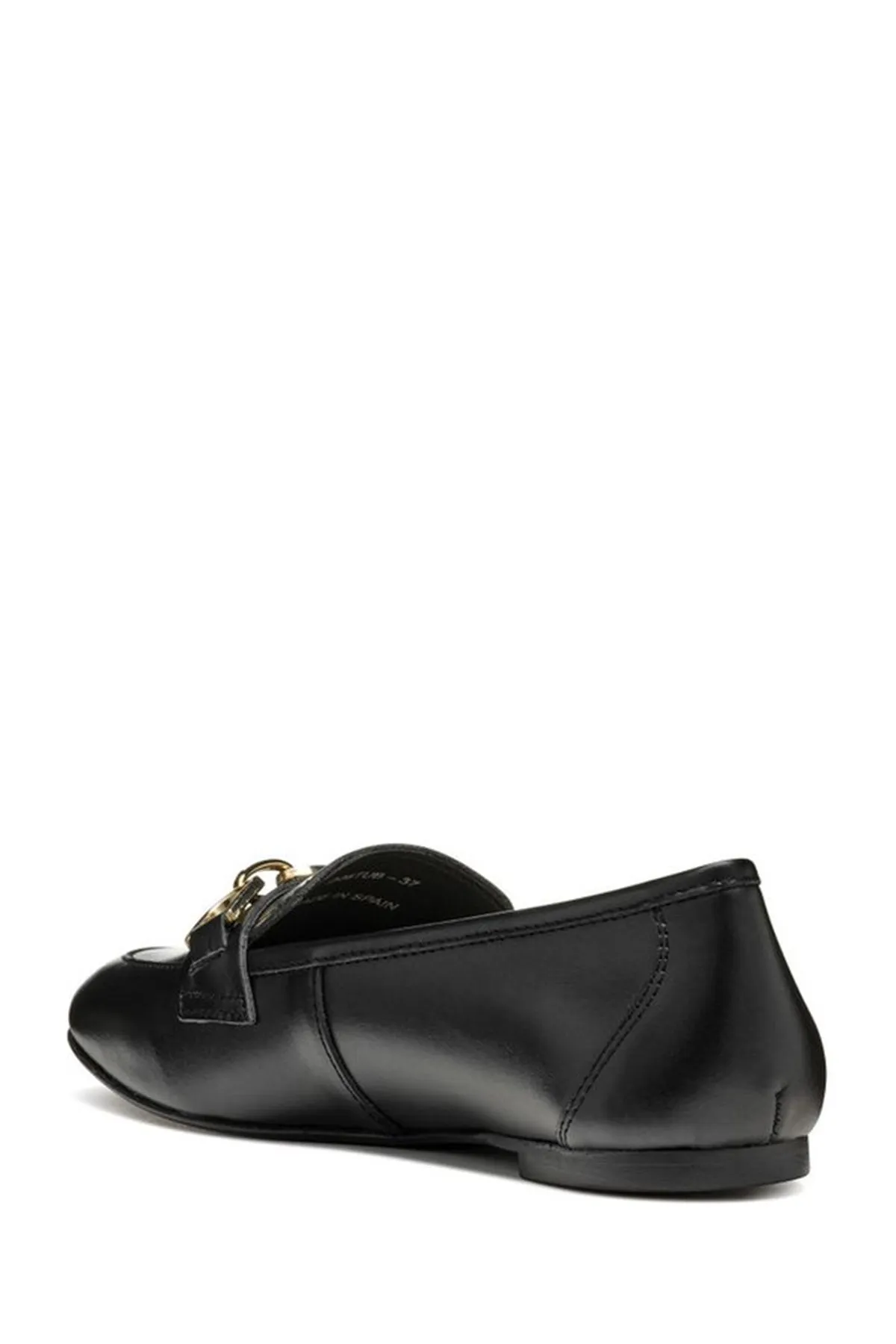 Geox Kadın Siyah Llizia Deri Maskülen Loafer