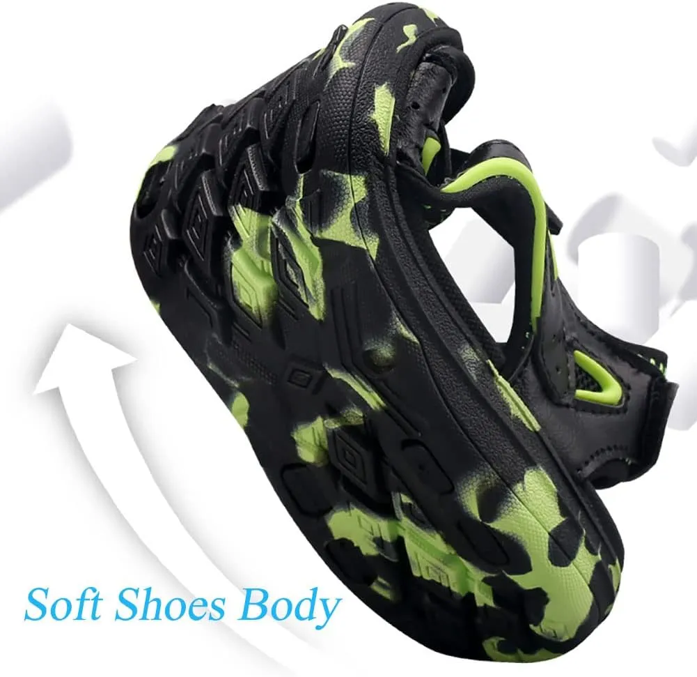 GEXECEUSS Kids Sports Sandals Outdoor Athletic Casual Walking Sandals Boys Girls Beach Sandal Summer Water Shoes for Little Kid/Big Kid