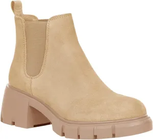 gihubafuil Women’s Chelsea Boots Fashion Platform Chunky Block Heels Slip On Combat Ankle Booties