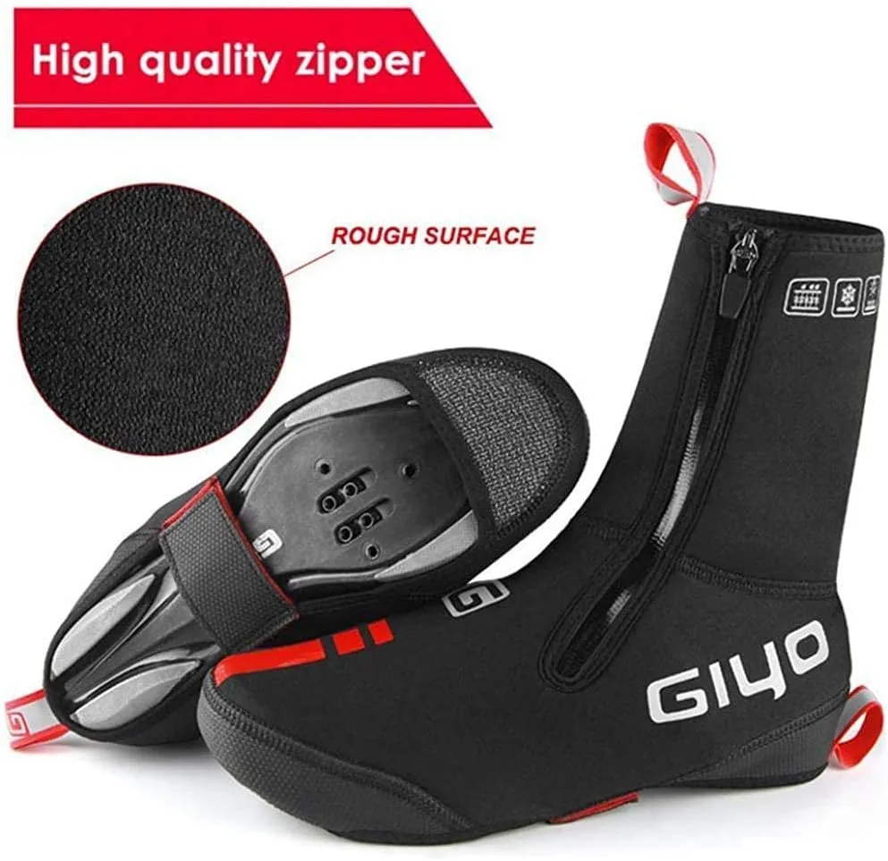 GIYO Cycling Shoes Covers, S-XXXL Neoprene Waterproof and WinterProof Bike Cycling Overshoes for Men Women Road Mountain Bike Booties…
