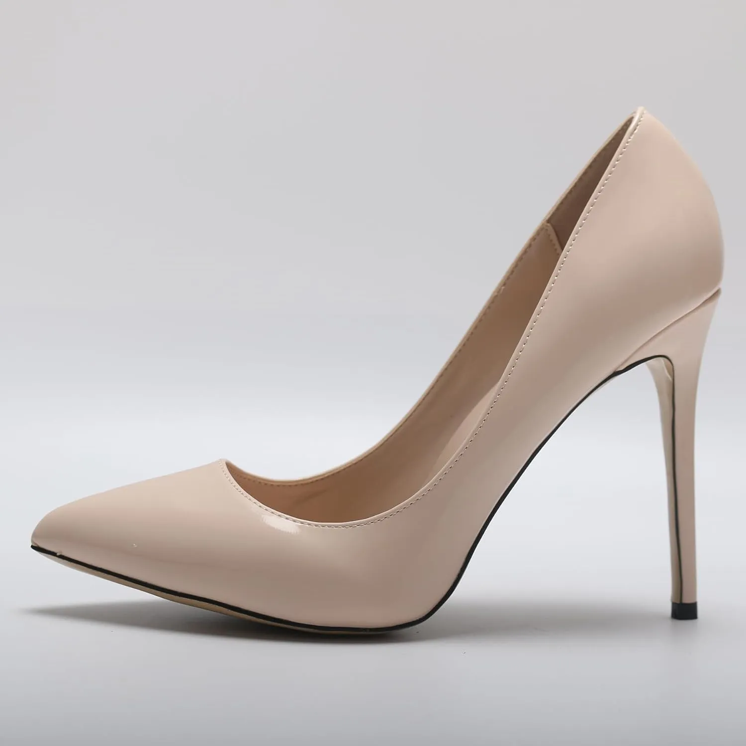 Hanfike Womens Sexy High Heel Pumps Slip on Formal Party Wedding Evening Shoes