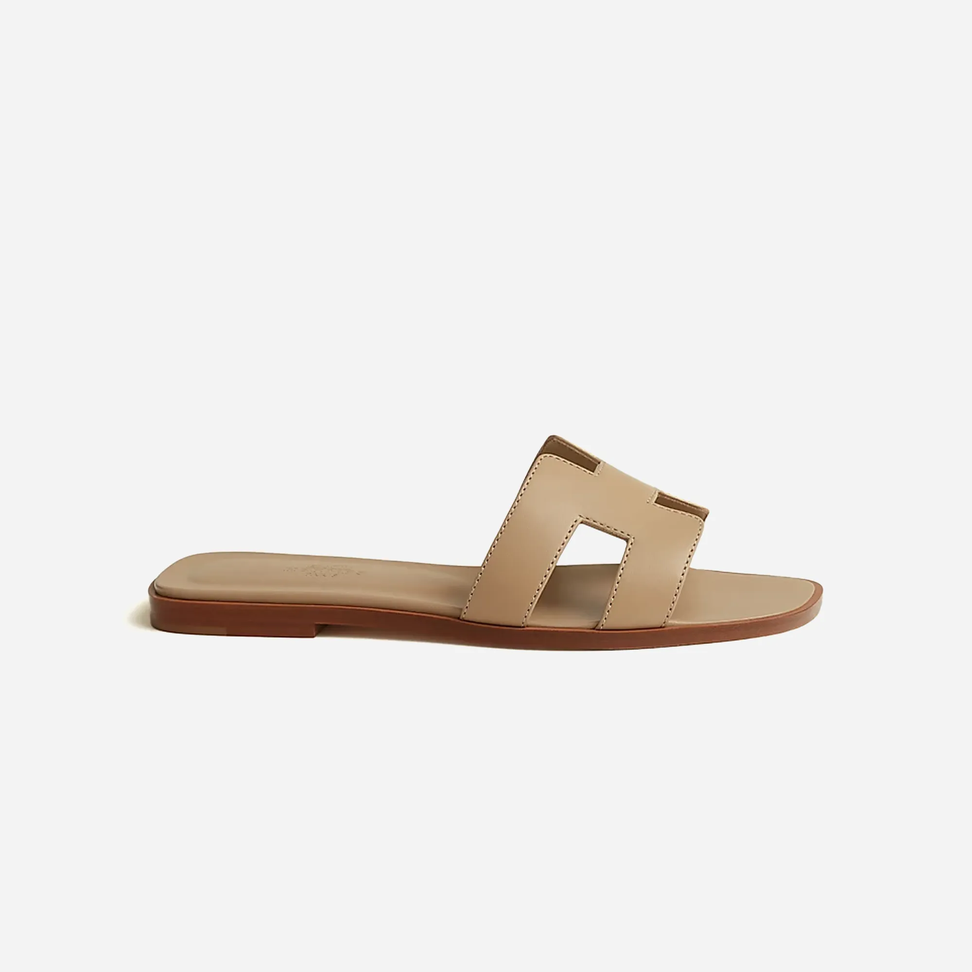 Hermes Oran sandal Beige Lin