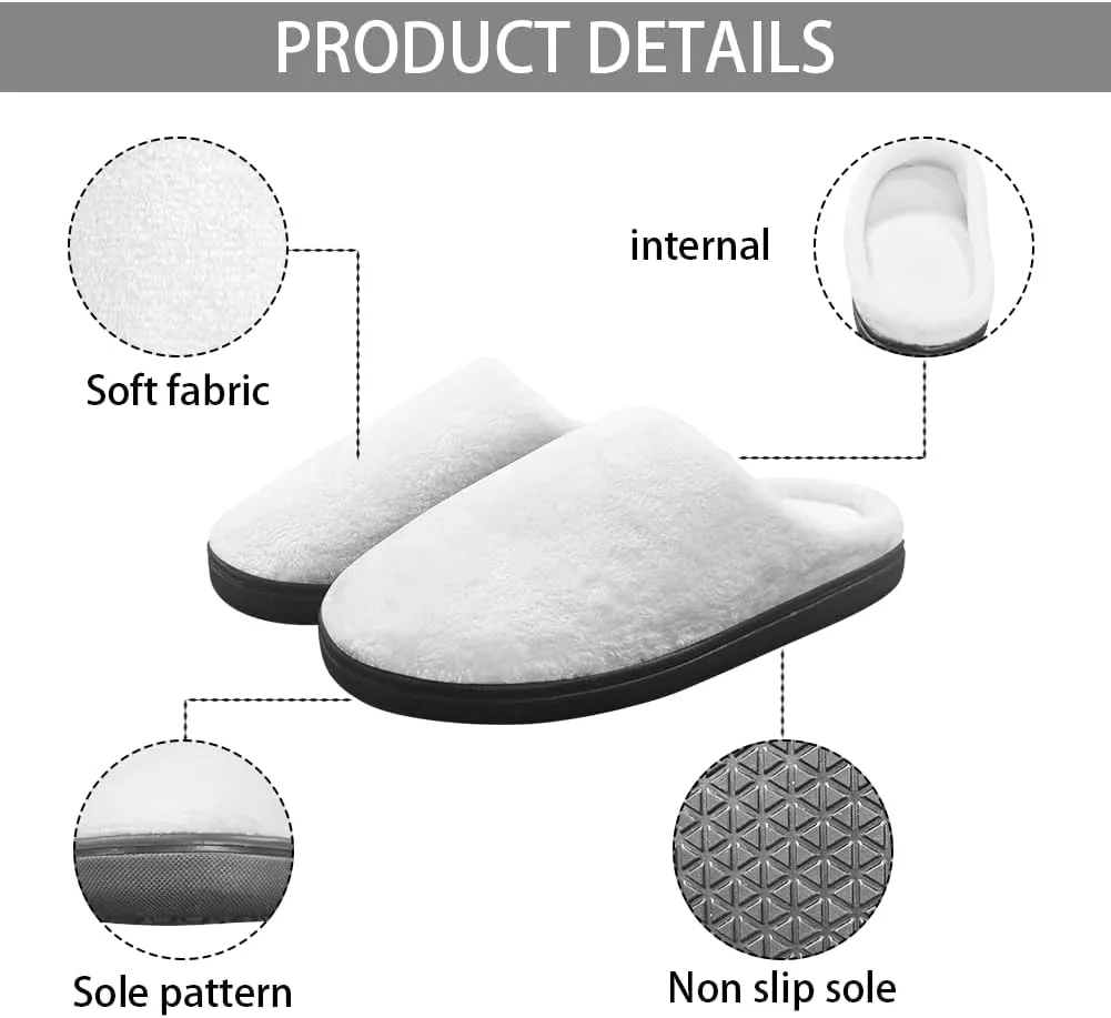 House Slippers for Girls Kids Cozy Fuzzy Slippers Boys Soft Plush Slip On Shoes Cute Winter Bedroom Slipper