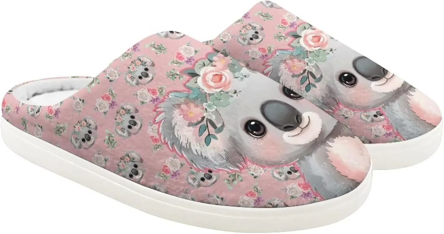 House Slippers for Girls Kids Cozy Fuzzy Slippers Boys Soft Plush Slip On Shoes Cute Winter Bedroom Slipper
