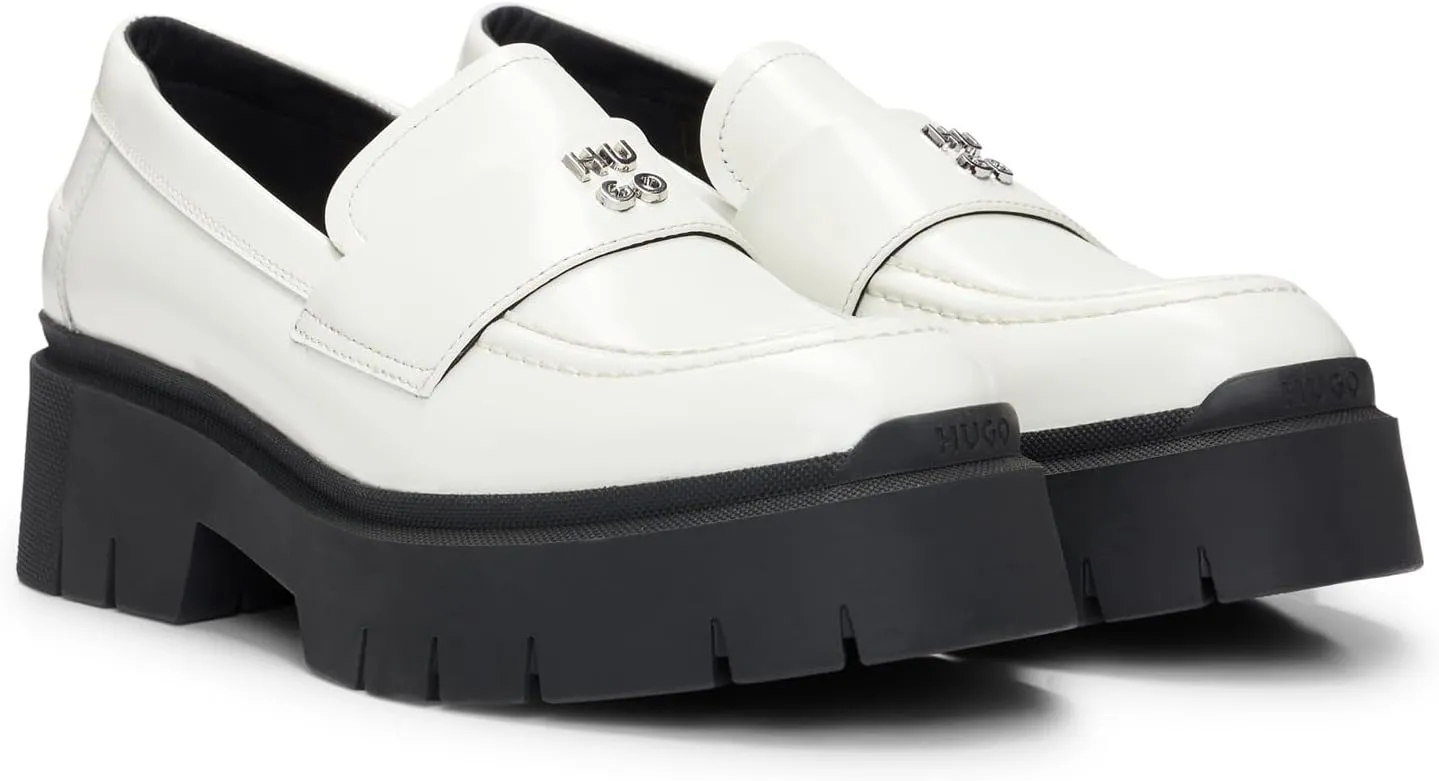 HUGO Women's Modern Loafer_Flats
