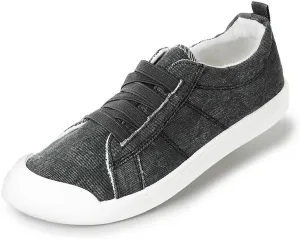 J. Adams Taylor Low-Top Sneakers - Easy Slip-on Elastics Shoe Laces - Comortable Walking Shoes