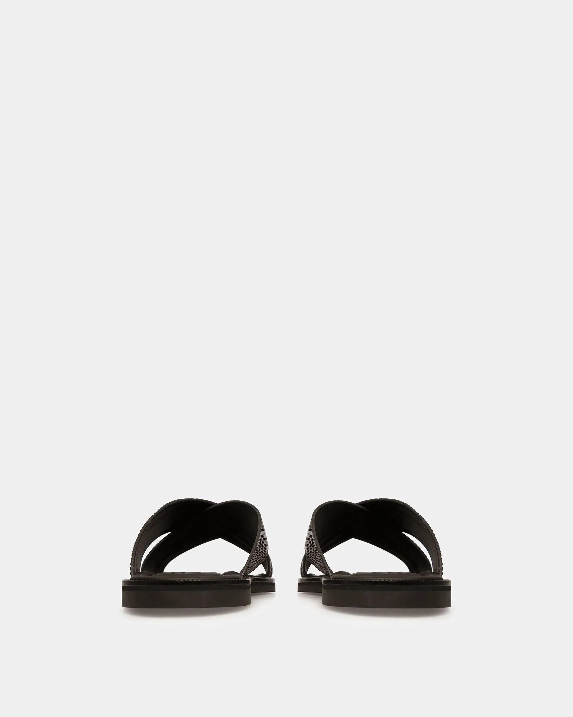 Jabil Leather Sandals In Black