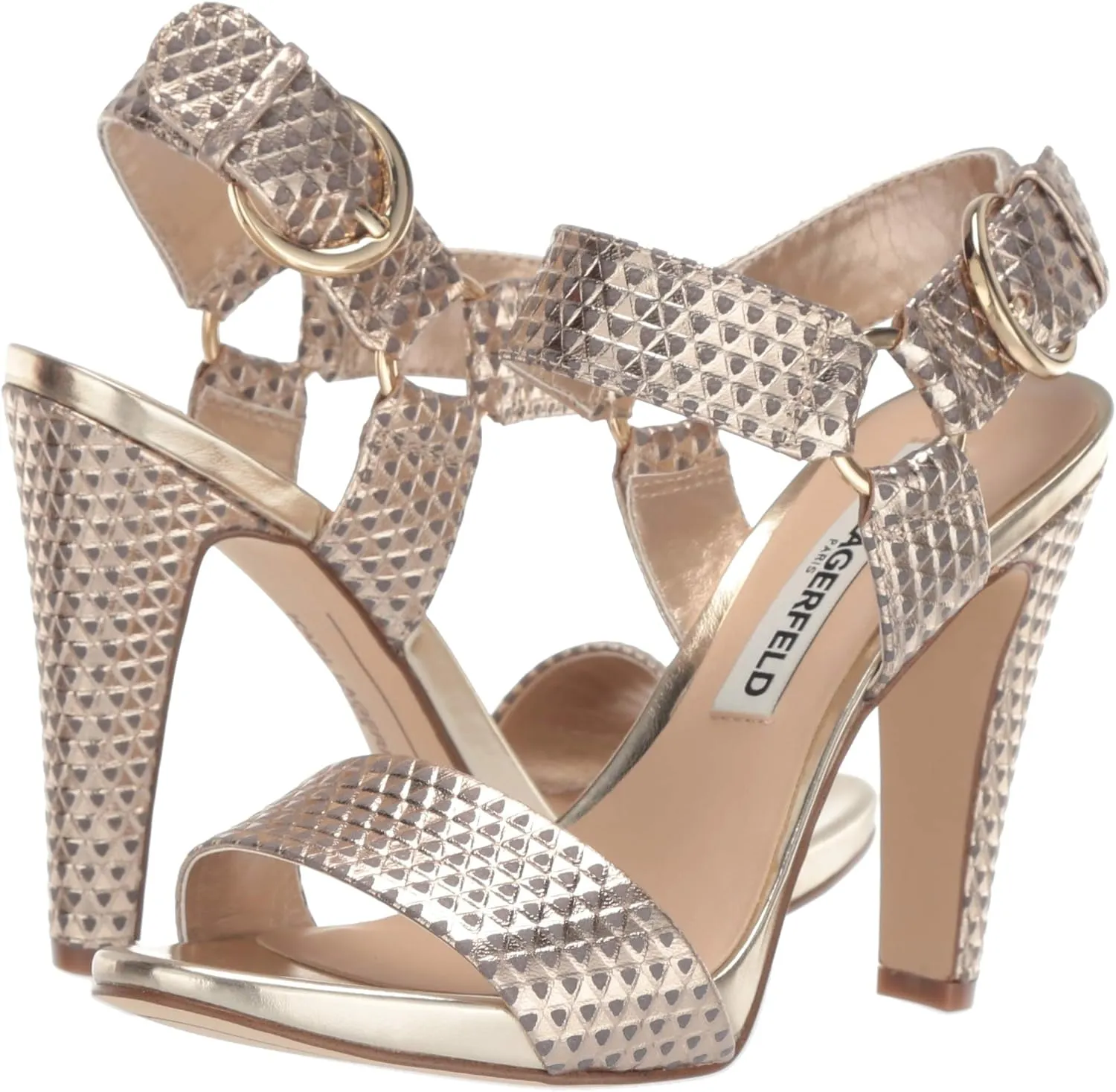 Karl Lagerfeld Paris Women's Cieone Dressy Heeled Sandal