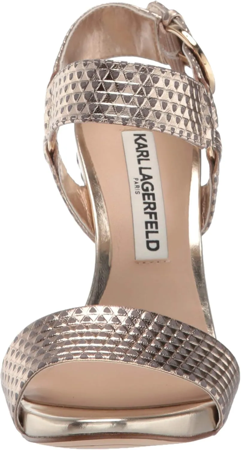 Karl Lagerfeld Paris Women's Cieone Dressy Heeled Sandal
