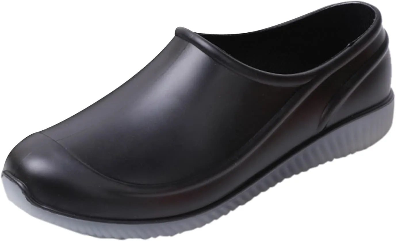 Kitchen Classic Work Boots Waterproo𝐟 Slip Resistan Clogs for Women, Men Slip On Lightweight Chef Shoes