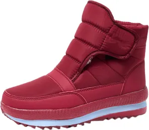 Lausiuoe Snow Boots For Women Waterproof Insulated Wide Width Winter Ankle Booties With Warm Lining Outdoor Walking Shoe