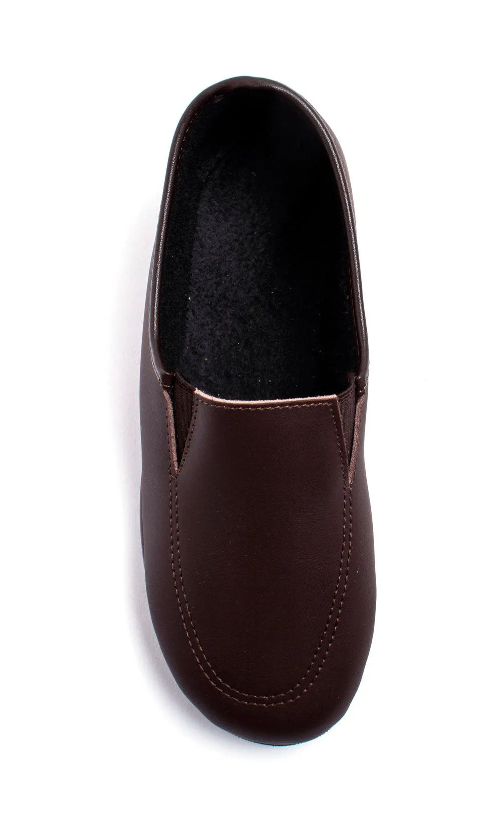Leather slip-on