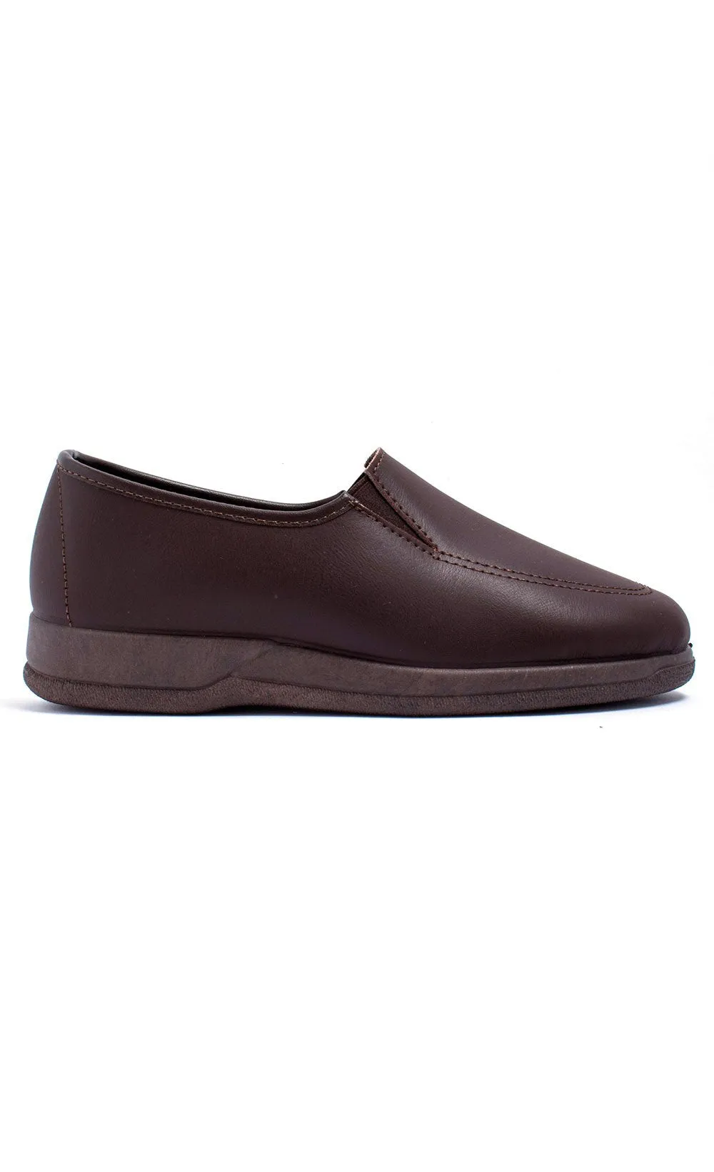 Leather slip-on
