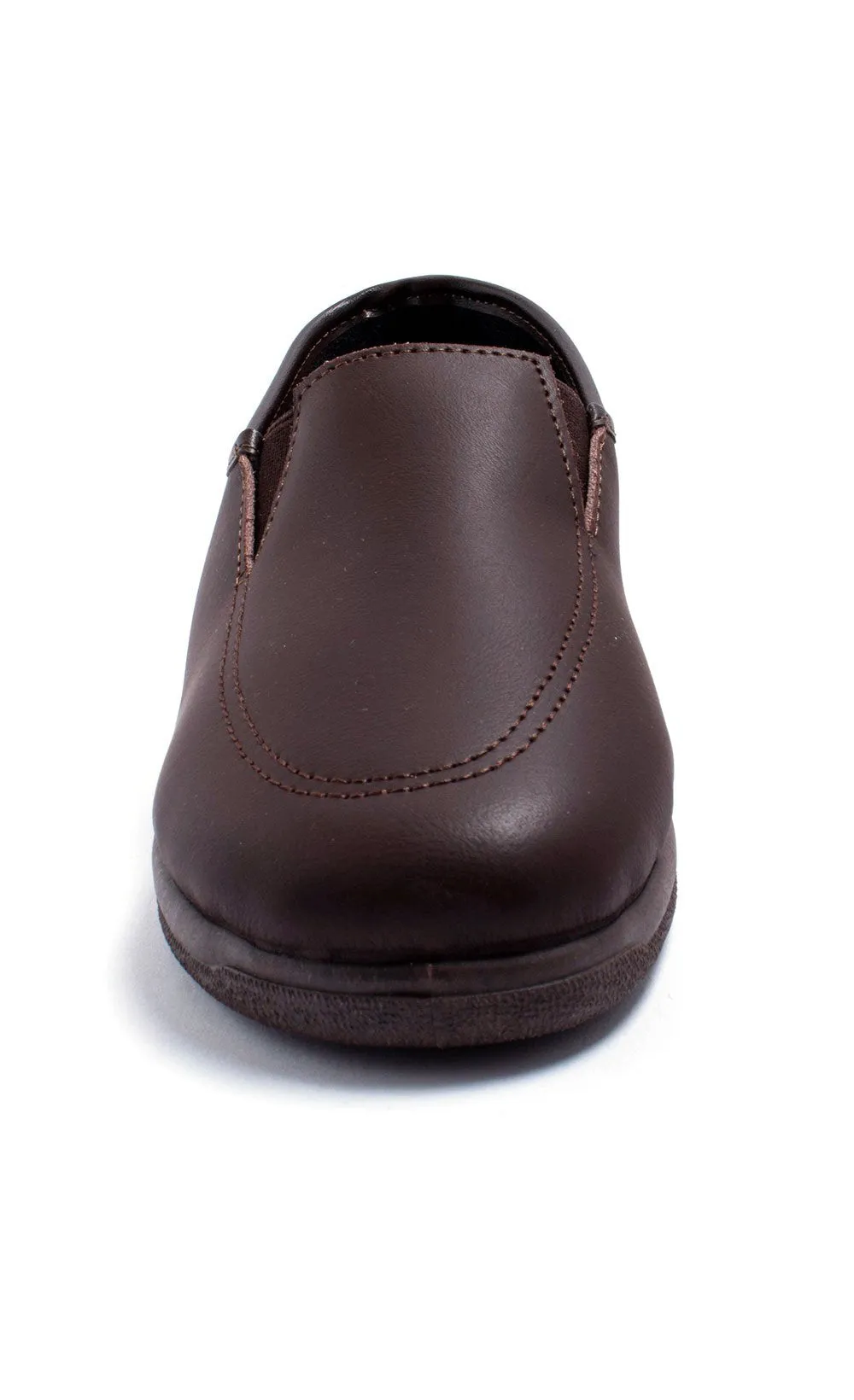 Leather slip-on
