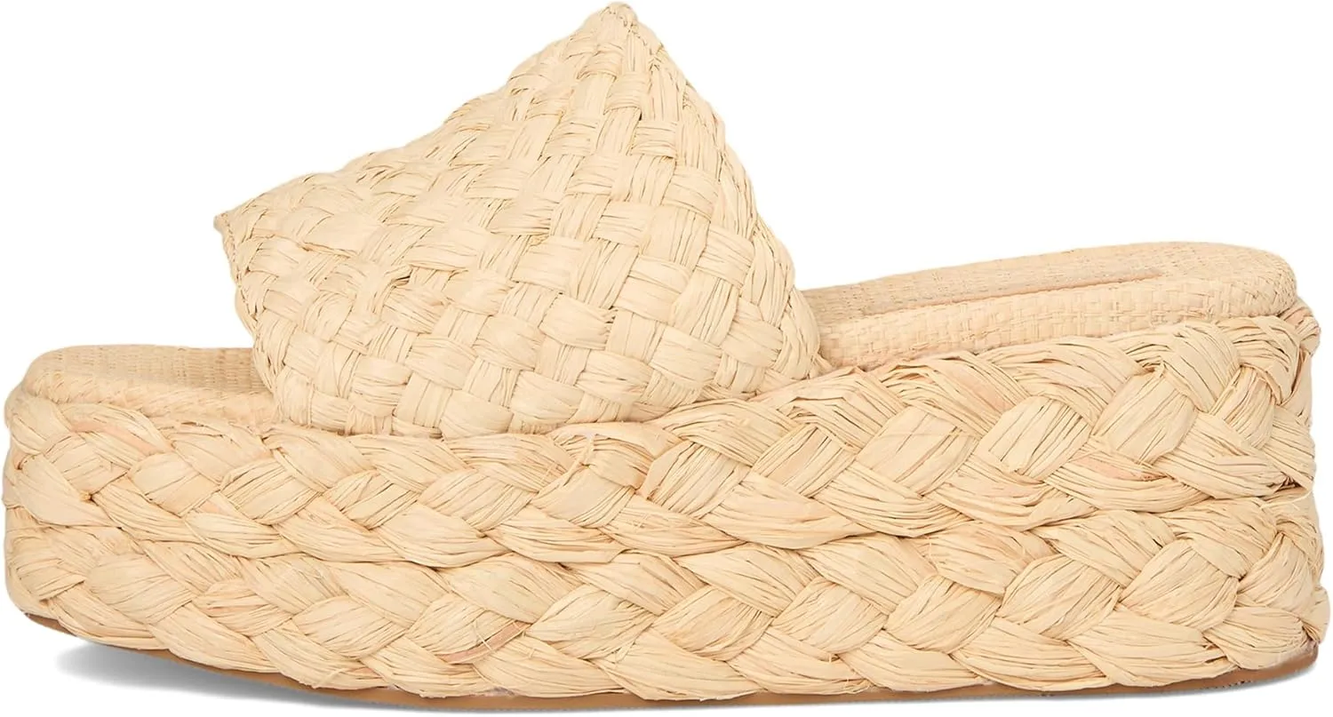 Loeffler Randall Women's Aaron Platform Raffia Mules