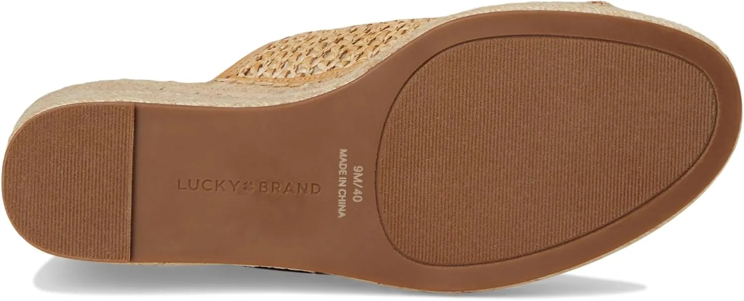 Lucky Brand Women's Cabriah Woven Espadrille Wedge Sandal