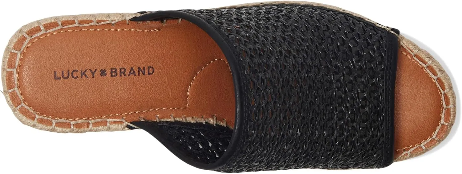 Lucky Brand Women's Cabriah Woven Espadrille Wedge Sandal