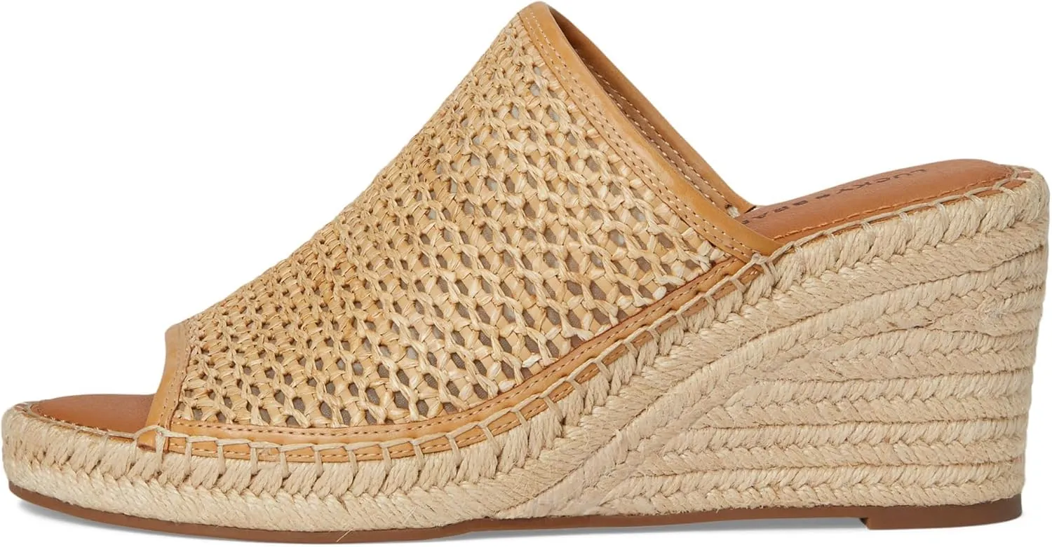Lucky Brand Women's Cabriah Woven Espadrille Wedge Sandal