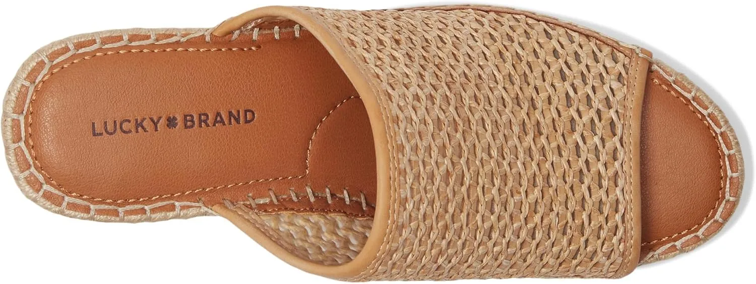 Lucky Brand Women's Cabriah Woven Espadrille Wedge Sandal