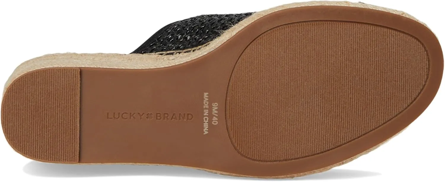 Lucky Brand Women's Cabriah Woven Espadrille Wedge Sandal