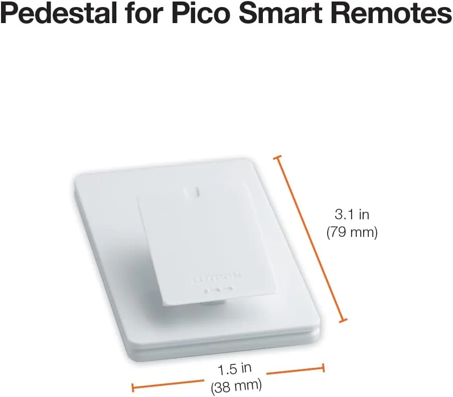 Lutron Caseta Smart Lighting Pedestal for Pico Remote, L-PED1-WH, White