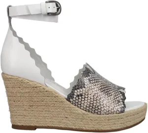 Matisse Womens Roma Cheetah Ankle Strap Espadrille Casual Sandals Casual High Heel 3" & Up - Black