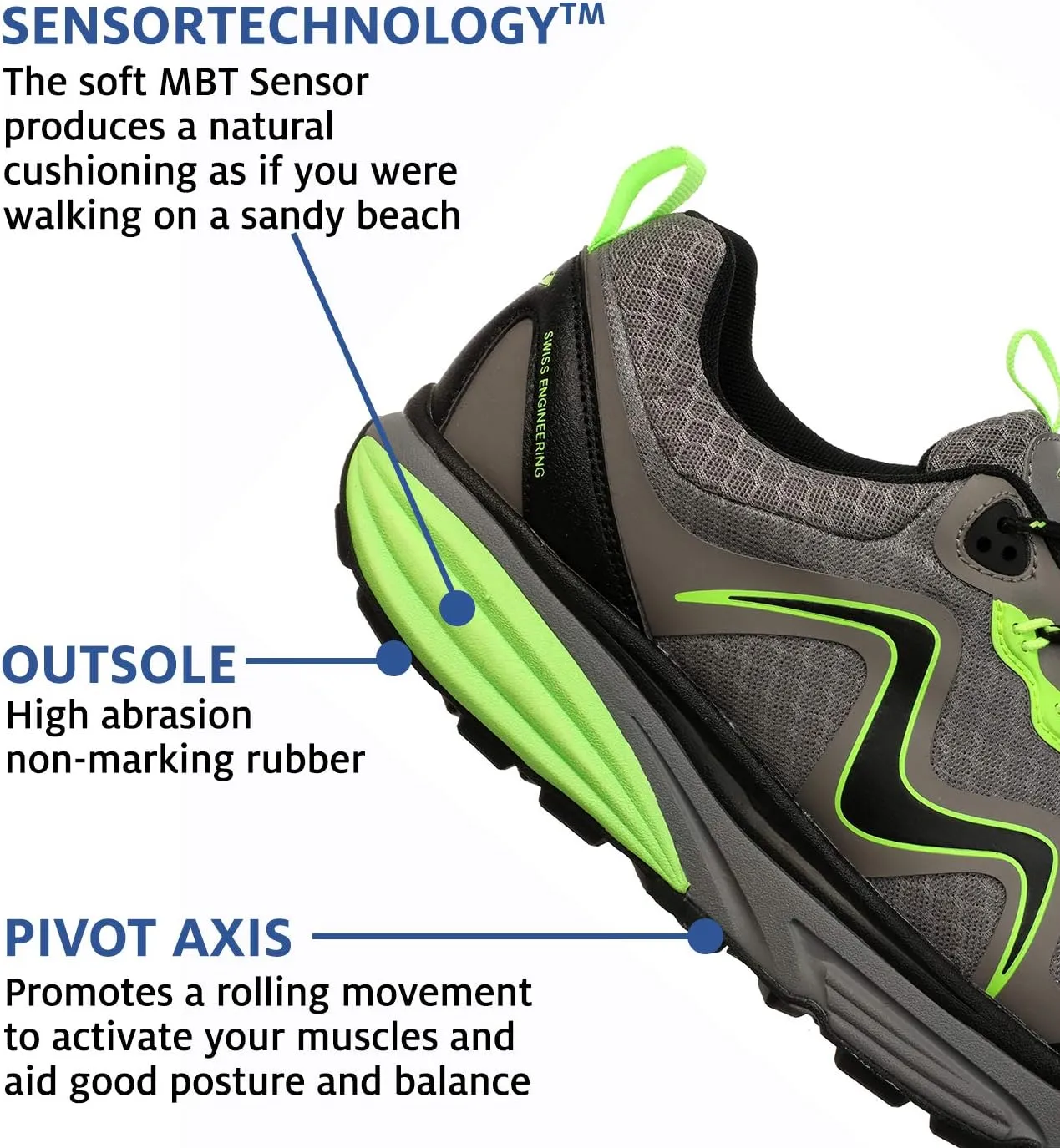 MBT Rocker Bottom Shoes Women’s – Waterproof Athletic Shoe Tevo WP