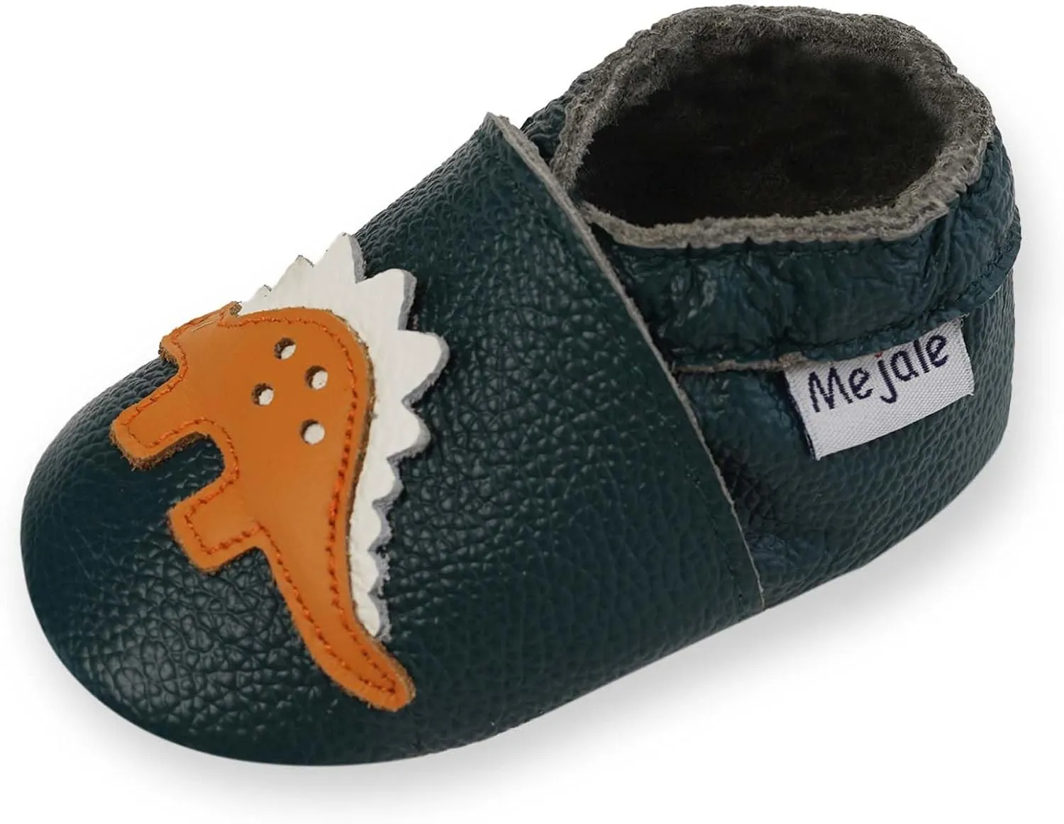 Mejale Baby Shoes Soft Sole Leather Moccasins Cartoon Butterfly Infant Toddler First Walker Slippers