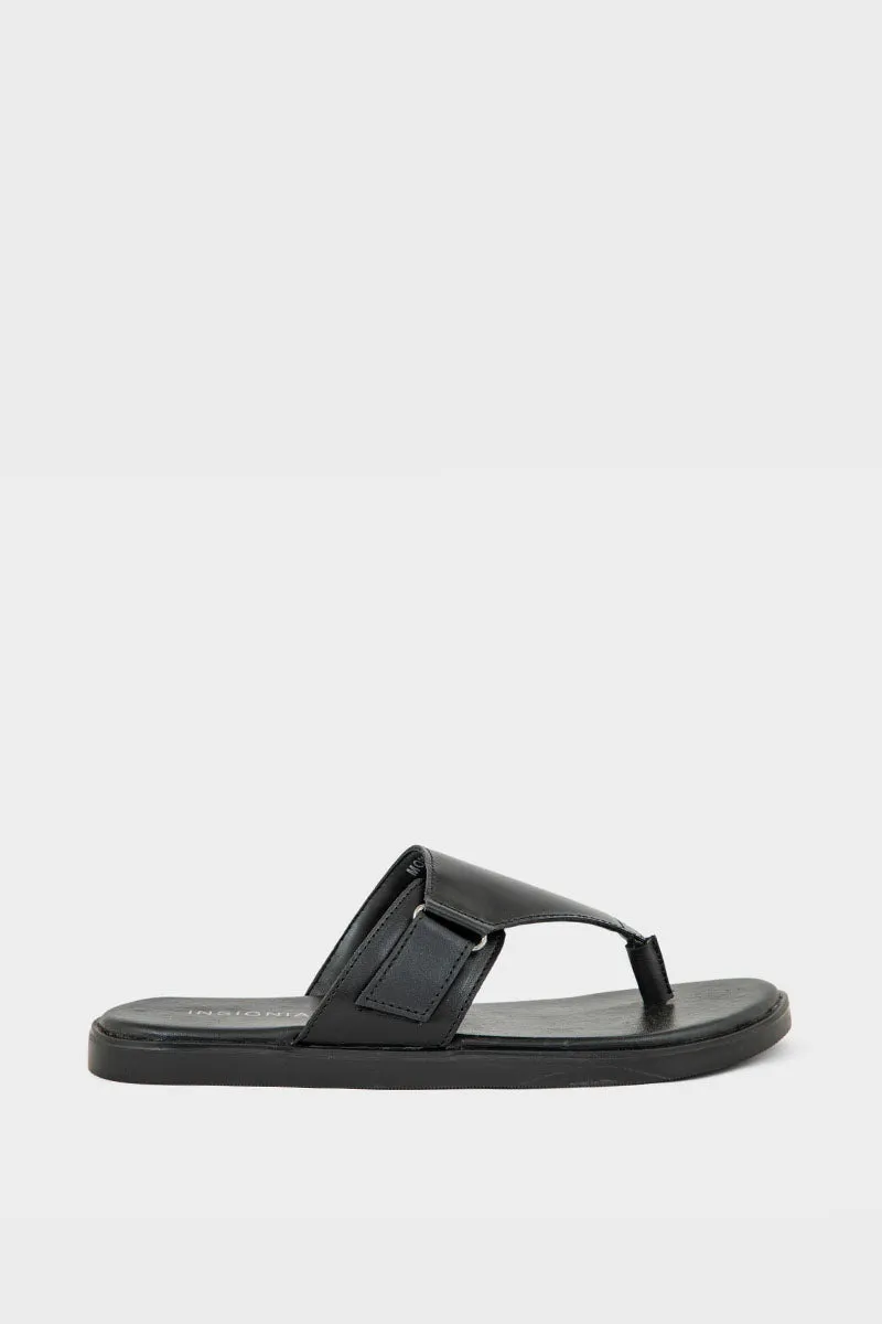 Men Casual Thong MO3014-Black