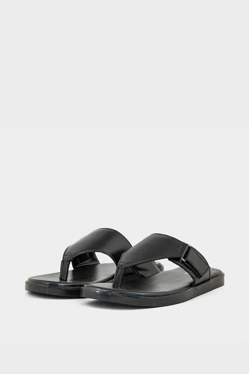 Men Casual Thong MO3014-Black