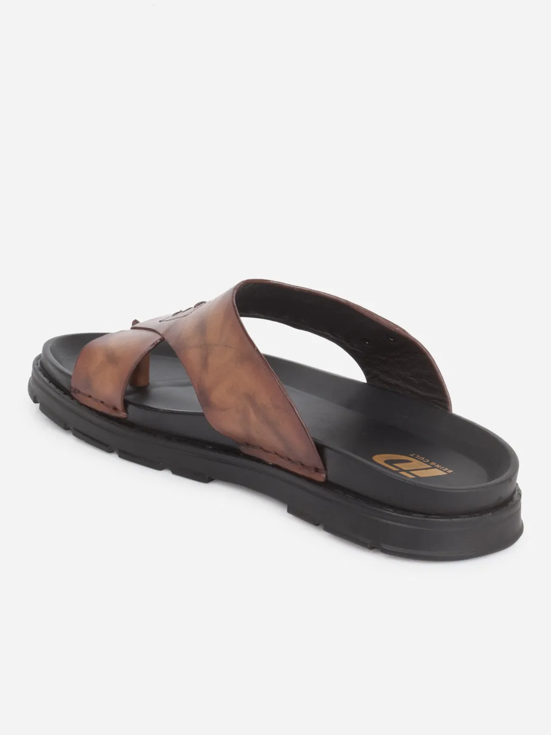 Men's Brown Smart Casual Thong Sandal (ID4245)