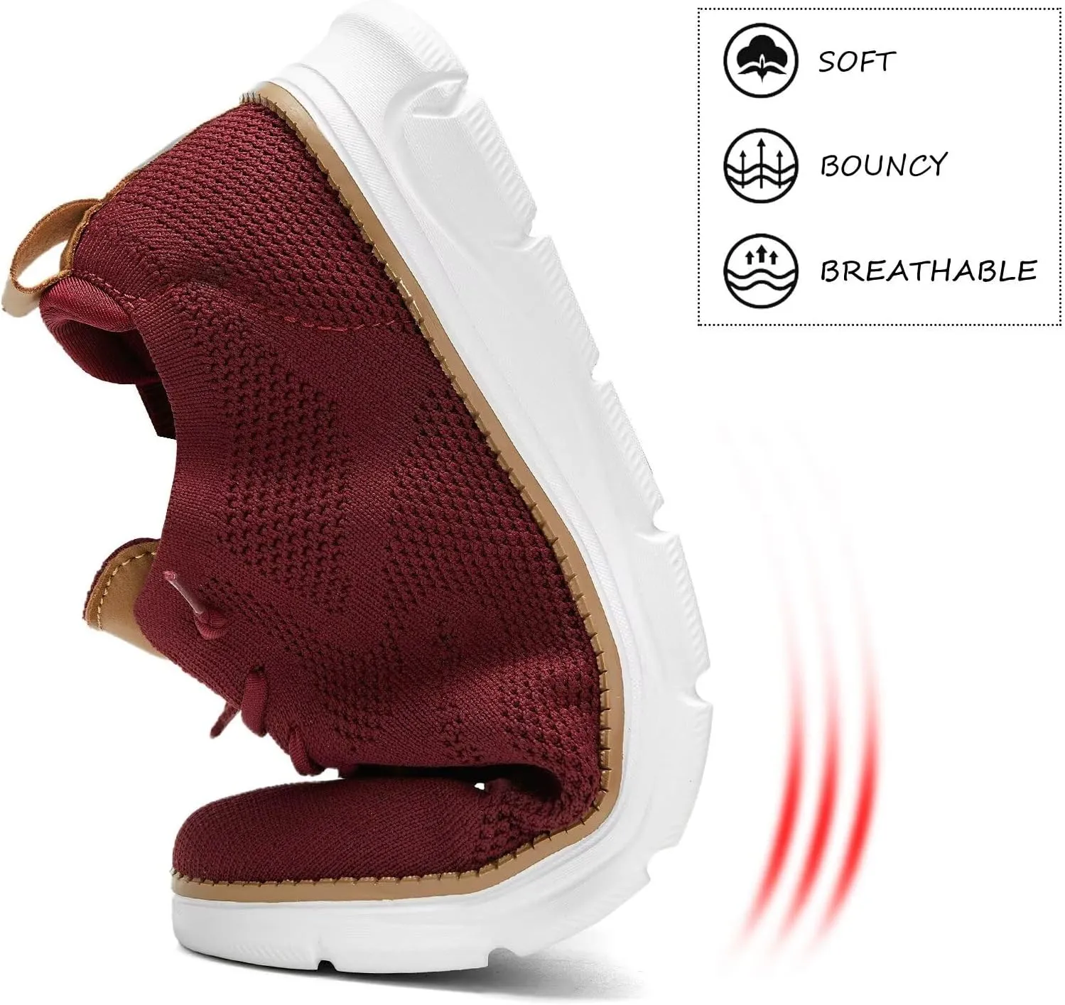 Mens Casual Dress Oxfords Shoes Fashion Mesh Business Walking Work Slip on Sneakers Comfortable Lightweight Soft Sole