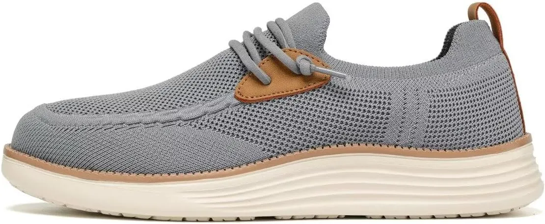 Mens Casual Loafers Shoes Slip On Fashion Walking Dress Sneakers Business Oxfords Work Lightweight Soft Sole