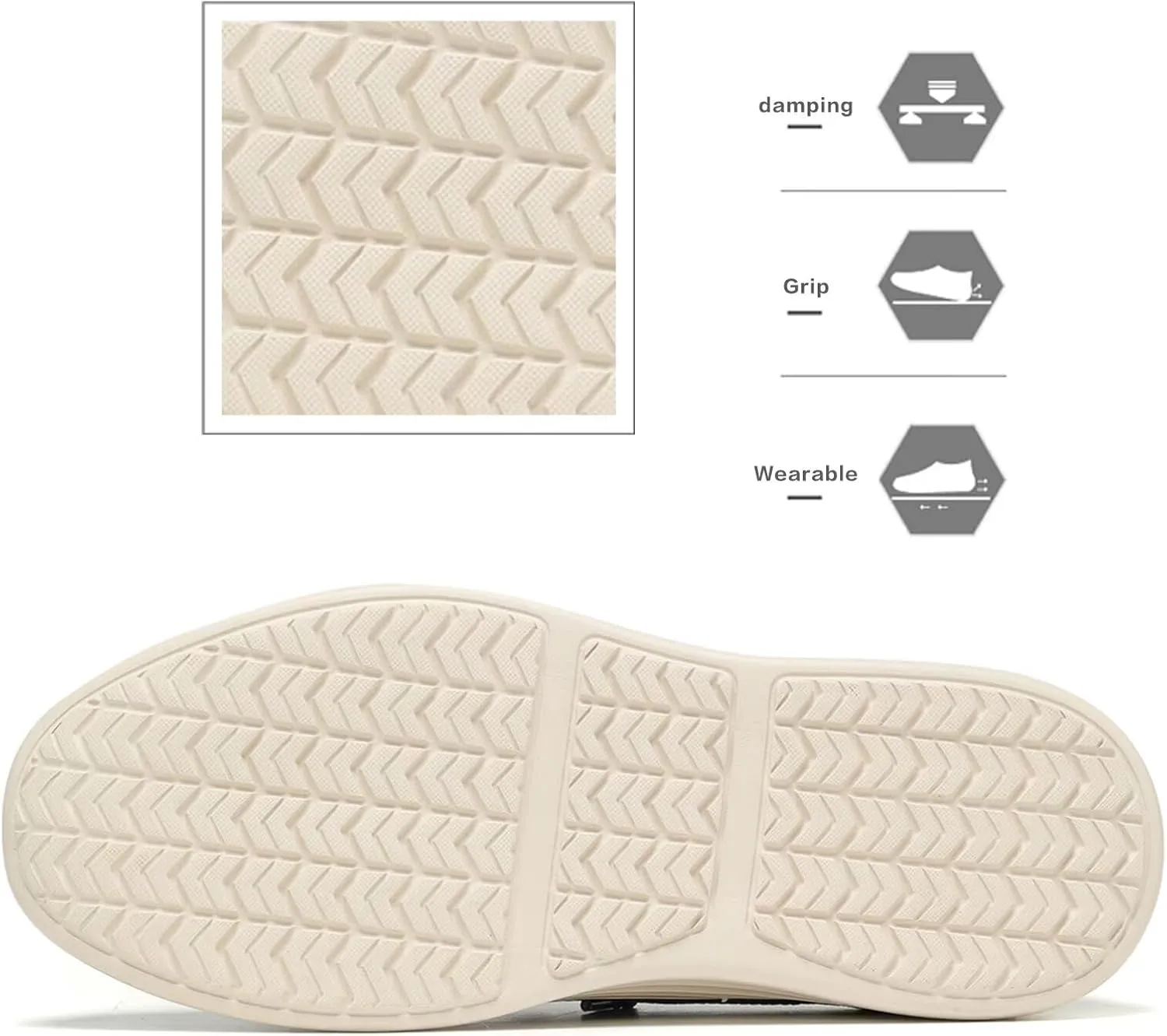 Mens Casual Loafers Shoes Slip On Fashion Walking Dress Sneakers Business Oxfords Work Lightweight Soft Sole